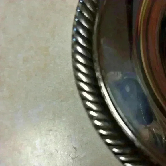 Silver Plate Bread Bowl..Unknown Manufacturer - Picture 4 of 7